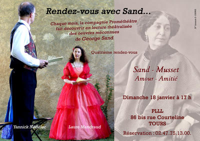Lecture théatralisée sur Georges Sand