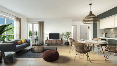 Appartement - 36 m² - 1 pièce