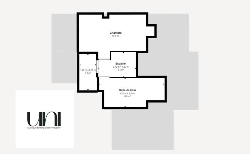 Duplex - 90 m² - 5 pièces