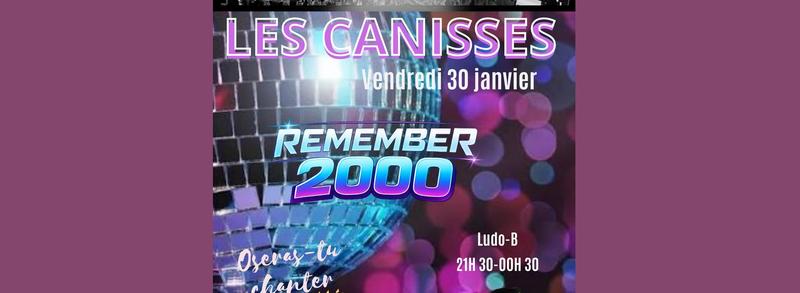 Soirée Musicale - Remember 2000 au Bistrot des Canisses