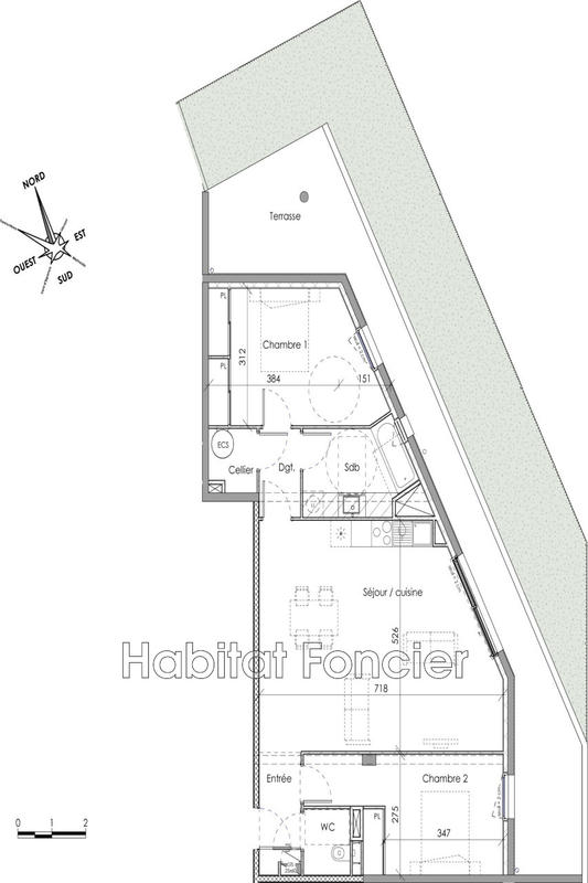 Appartement - 79 m² - 3 pièces