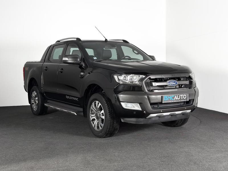 Ford Ranger Double Cabine 1°Main 3.2l Tdci 200ch Wildtrack Cuir Chauff Carplay Gps Camera Attelage