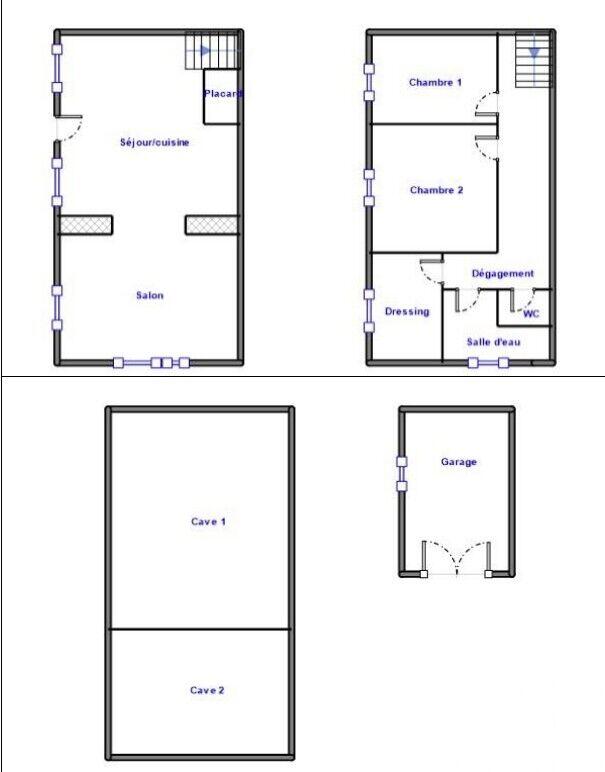 Maison - 85 m² - 3 pièces