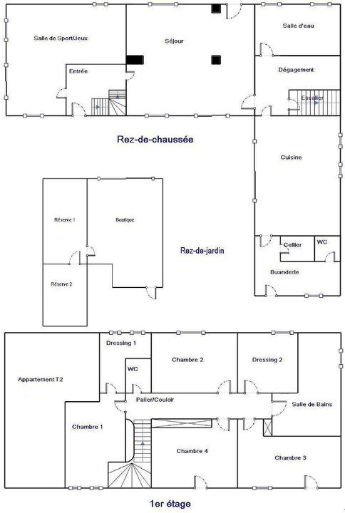 Maison - 300 m² - 10 pièces