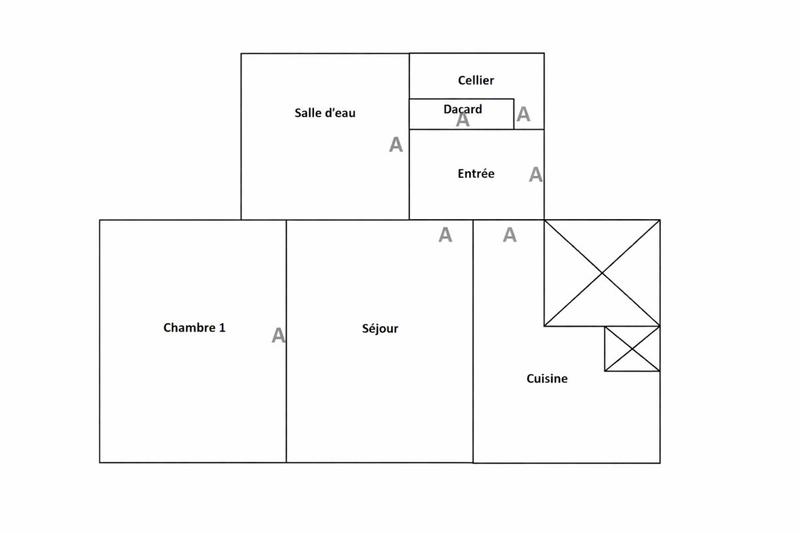 Appartement - 47 m² - 2 pièces