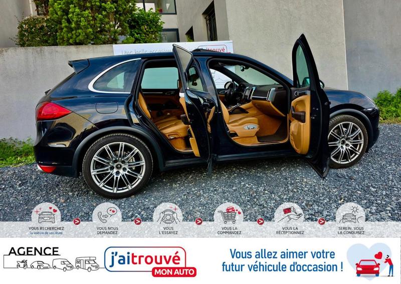 Porsche Cayenne s 4.8 V8 Tiptronic 400 cv Boîte auto / Toit Ouvrant Panoramique Audio Bose Echappement sport à clapets Suspensions pilotées Sièges chauffants Coffre électrique Historique d'entretien complet Ct Ok Dernière révision entretiens