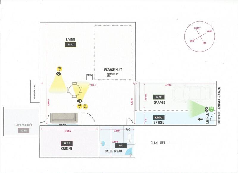 Loft - 96 m² - 1 pièce