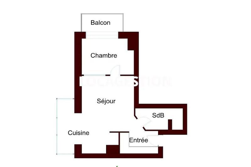 Appartement - 38 m² - 2 pièces