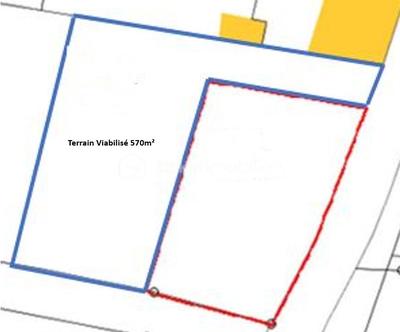 Terrain - 570 m²