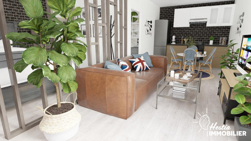 Appartement - 47 m² - 1 pièce