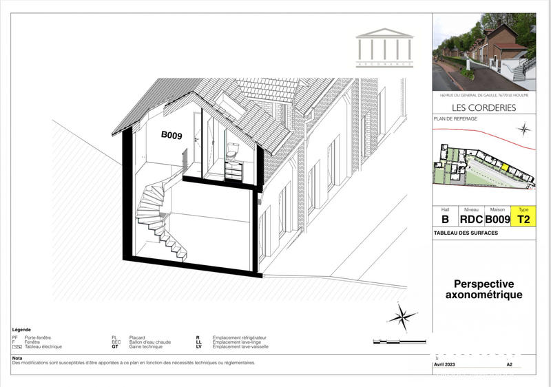 Maison - 38 m² - 2 pièces