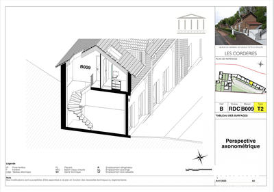 Maison - 38 m² - 2 pièces