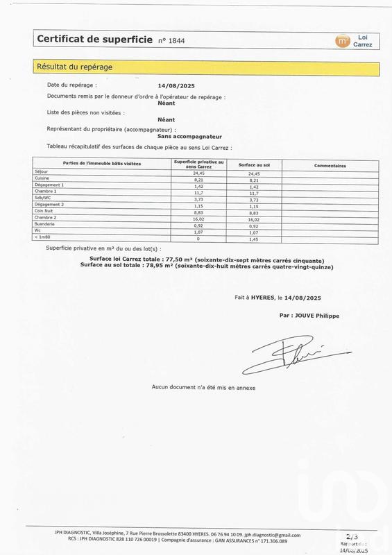 Maison - 78 m² - 3 pièces