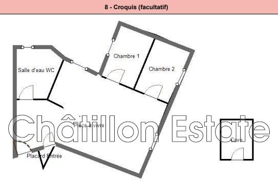 Appartement - 57 m² - 3 pièces