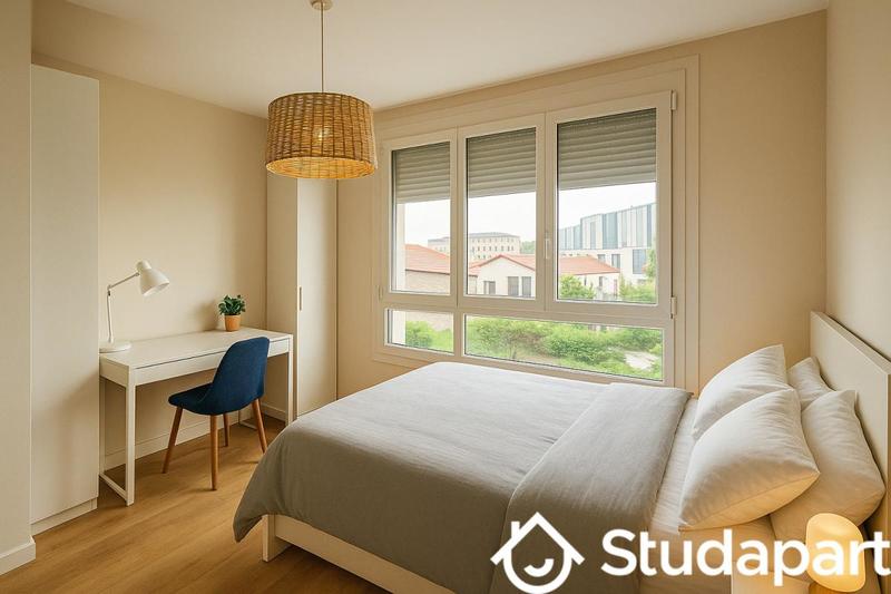 Chambre - 12 m² - 1 pièce