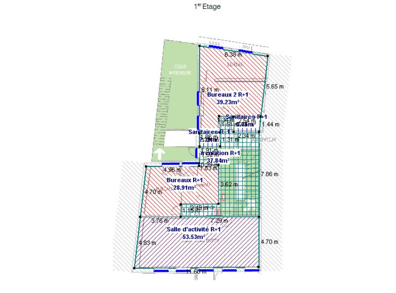 Immeuble - 468 m² - 11 pièces