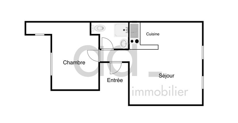 Appartement - 30 m² - 2 pièces