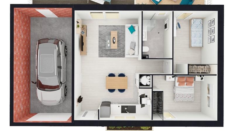 Maison - 115 m² - 3 pièces