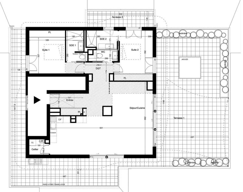 Appartement - 102 m² - 3 pièces