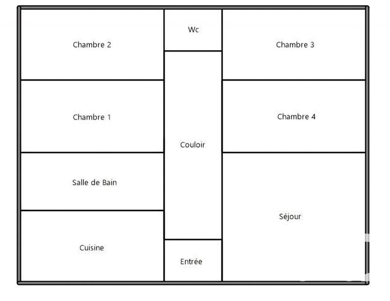 Appartement - 83 m² - 5 pièces
