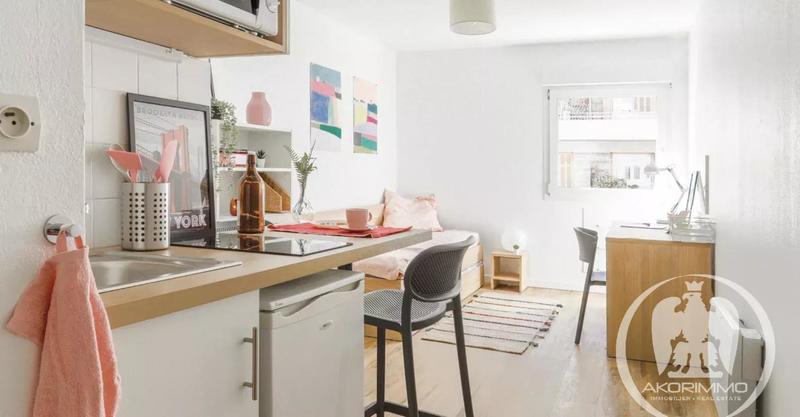 Studio - 21 m² - 1 pièce