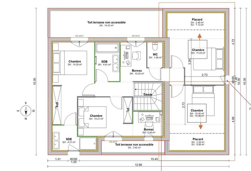 Maison - 140 m² - 5 pièces