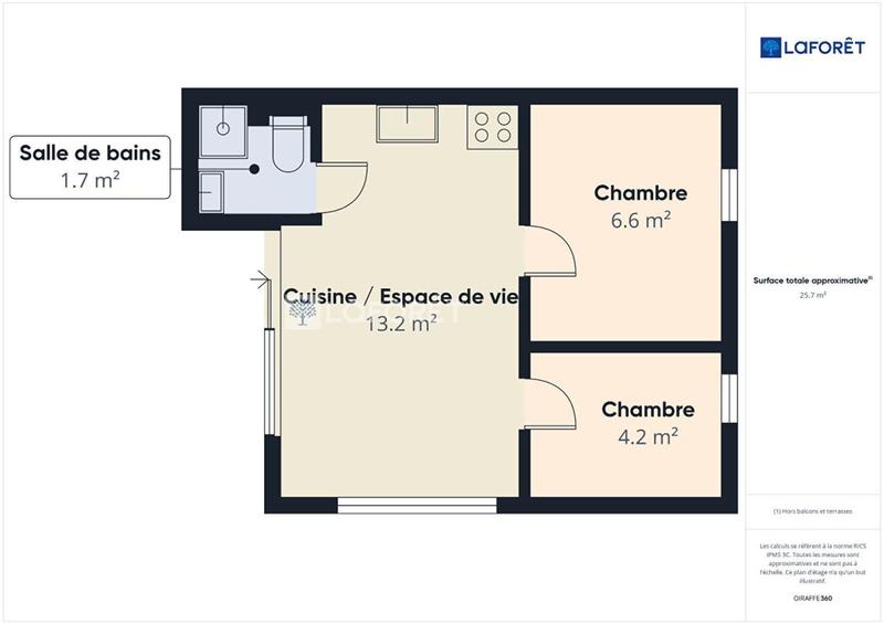 Châlet - 27 m² - 3 pièces