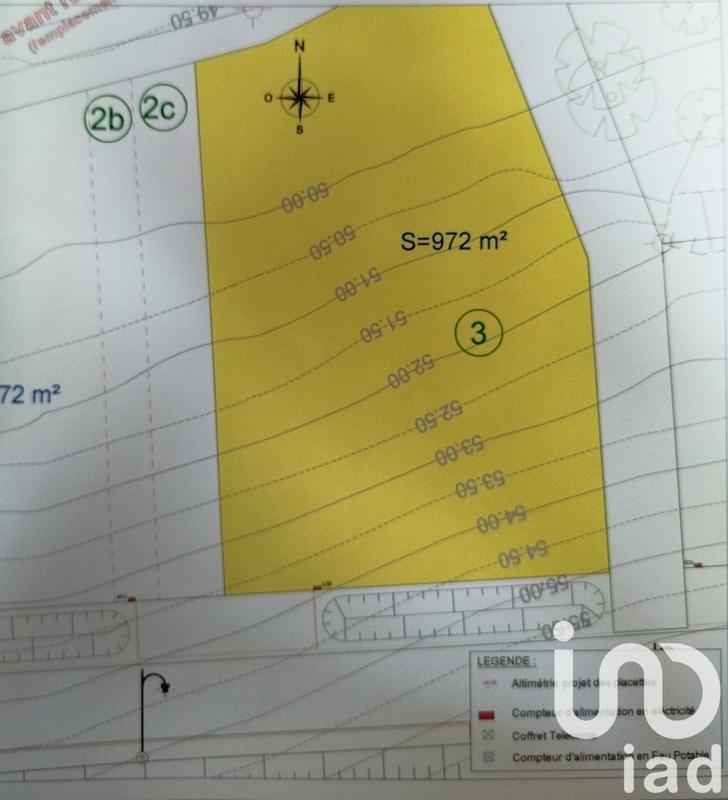 Terrain - 972 m²
