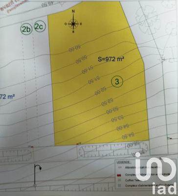 Terrain - 972 m²