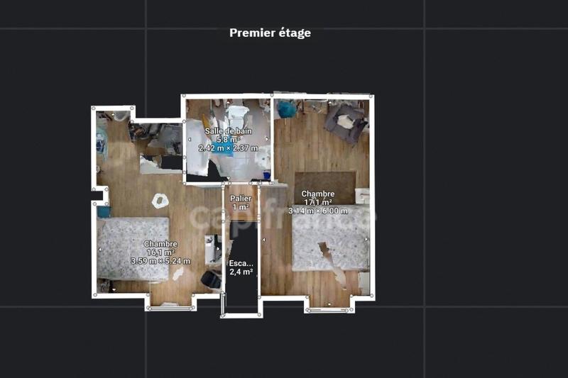 Maison - 90 m² - 4 pièces