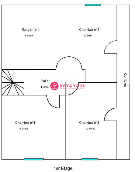 Maison ancienne - 119 m² - 4 pièces