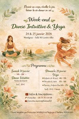 Week-end danse intuitive et Yoga