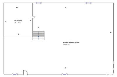 Maison - 102 m² - 4 pièces