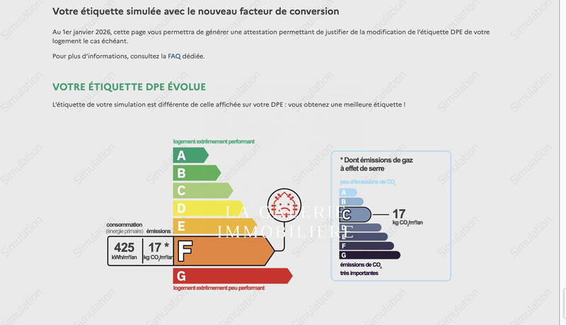 Appartement - 46 m² - 2 pièces
