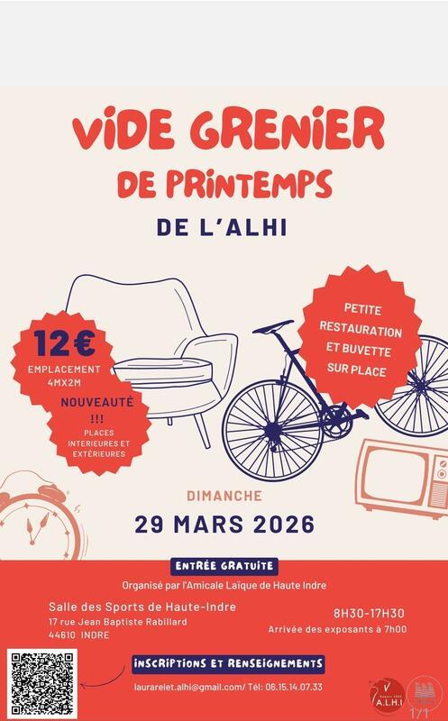 Vide grenier de printemps de l'alhi