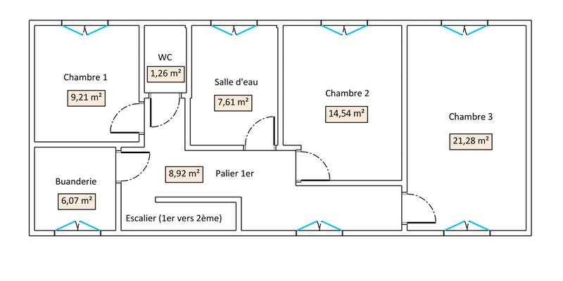 Maison - 175 m² - 6 pièces
