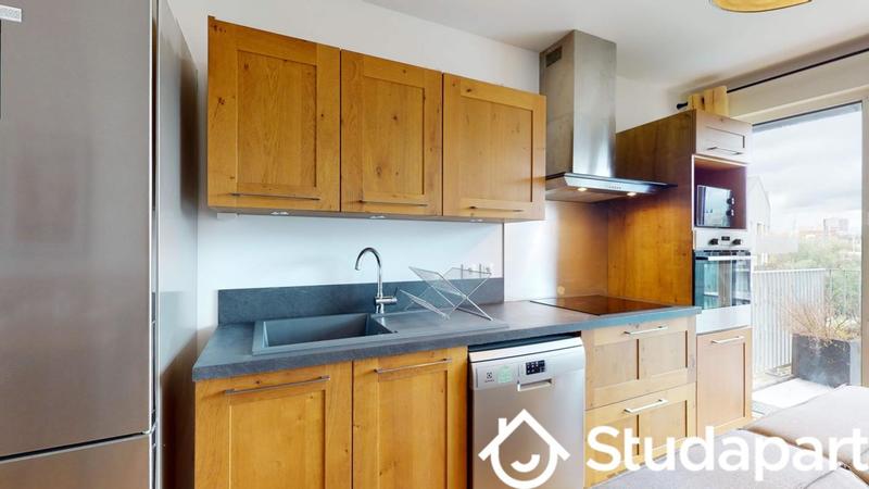 Chambre - 9 m² - 1 pièce