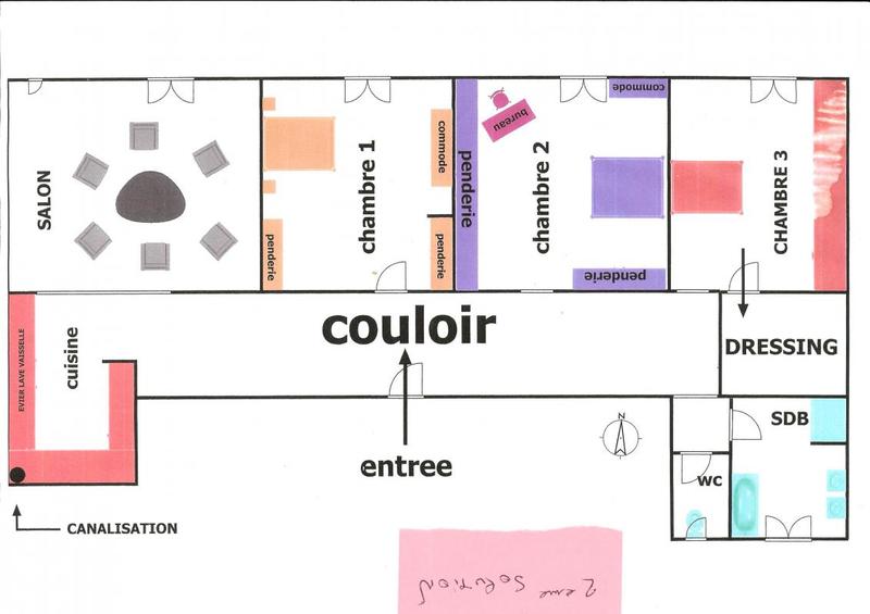 Appartement - 107 m² - 3 pièces