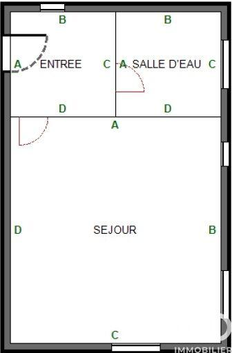 Studio - 27 m² - 1 pièce