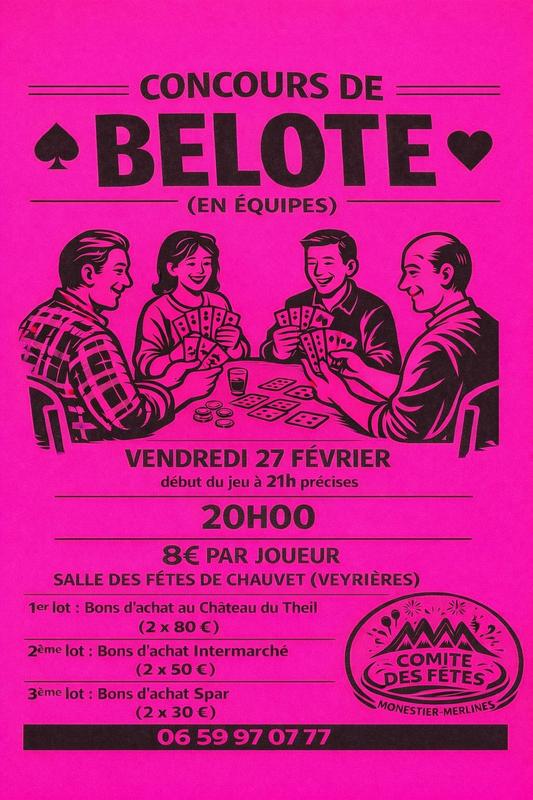 Concours de belote