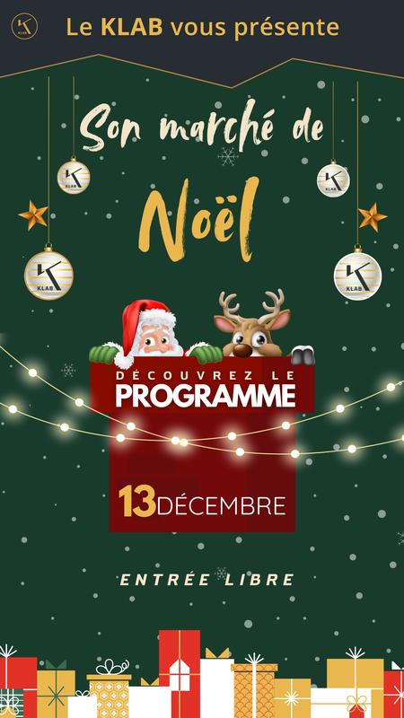 Marché créateurs et Animations de Noël au Klab