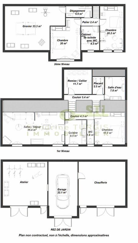 Maison - 146 m² - 6 pièces