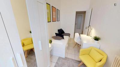 Chambre - 9 m² - 4 pièces