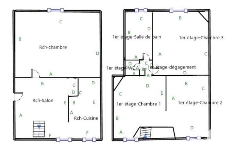 Duplex - 80 m² - 4 pièces