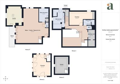 Appartement - 162 m² - 6 pièces