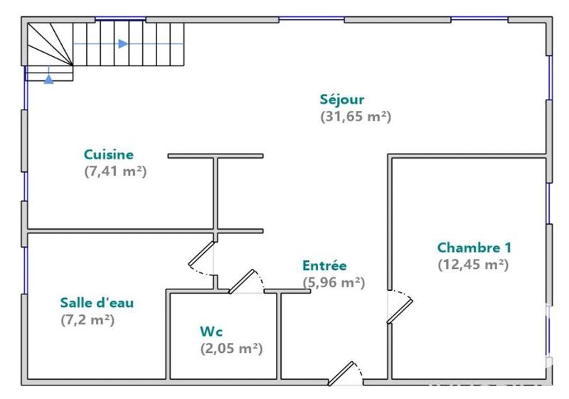 Appartement - 125 m² - 4 pièces