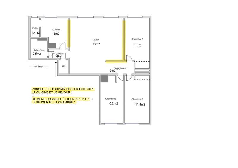 Appartement - 70 m² - 4 pièces