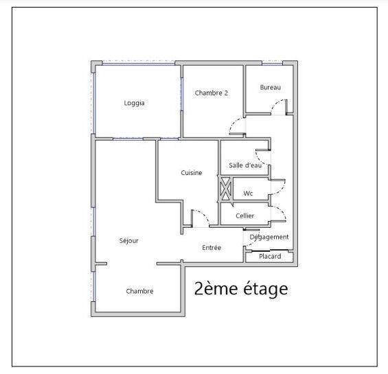 Appartement - 81 m² - 3 pièces