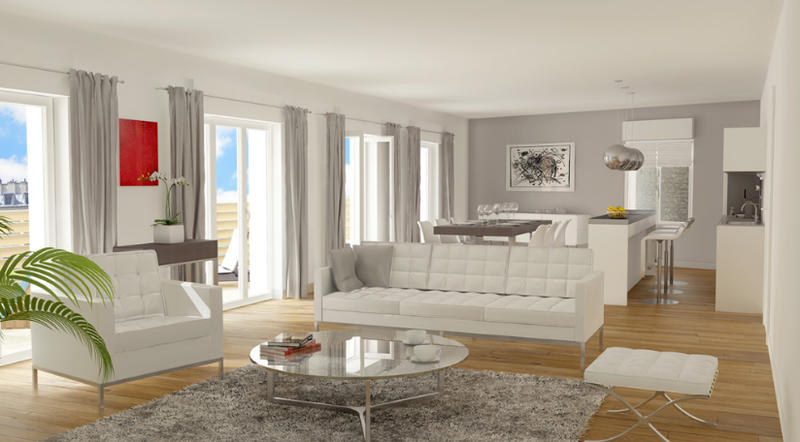 Appartement - 90 m² - 4 pièces