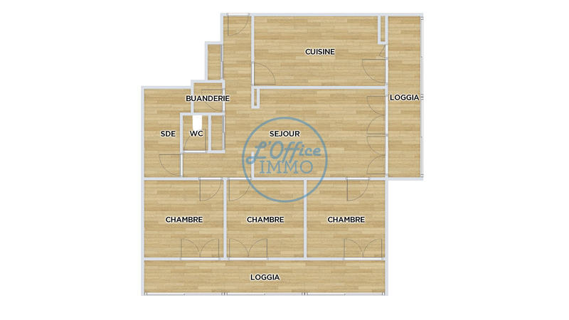 Appartement - 74 m² - 4 pièces